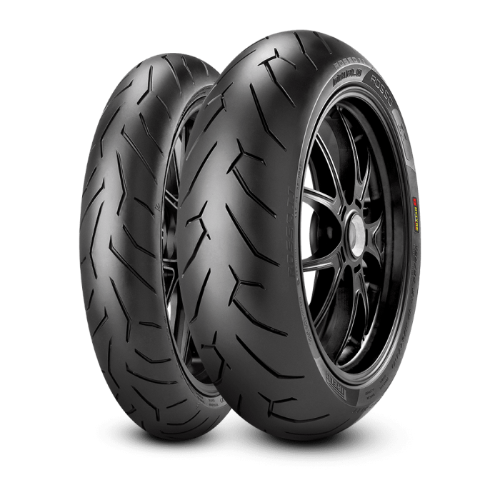 PIRELLI DIABLO ROSSO II 190/55ZR17 REAR TYRE 75W TL 